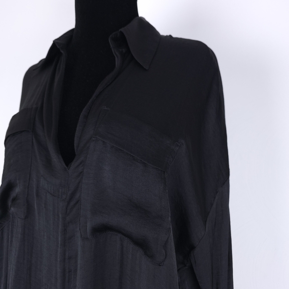 Free People Womens Starry Dreams Knit Blouse Oversized lagenlook XS - Picture 2 of 10